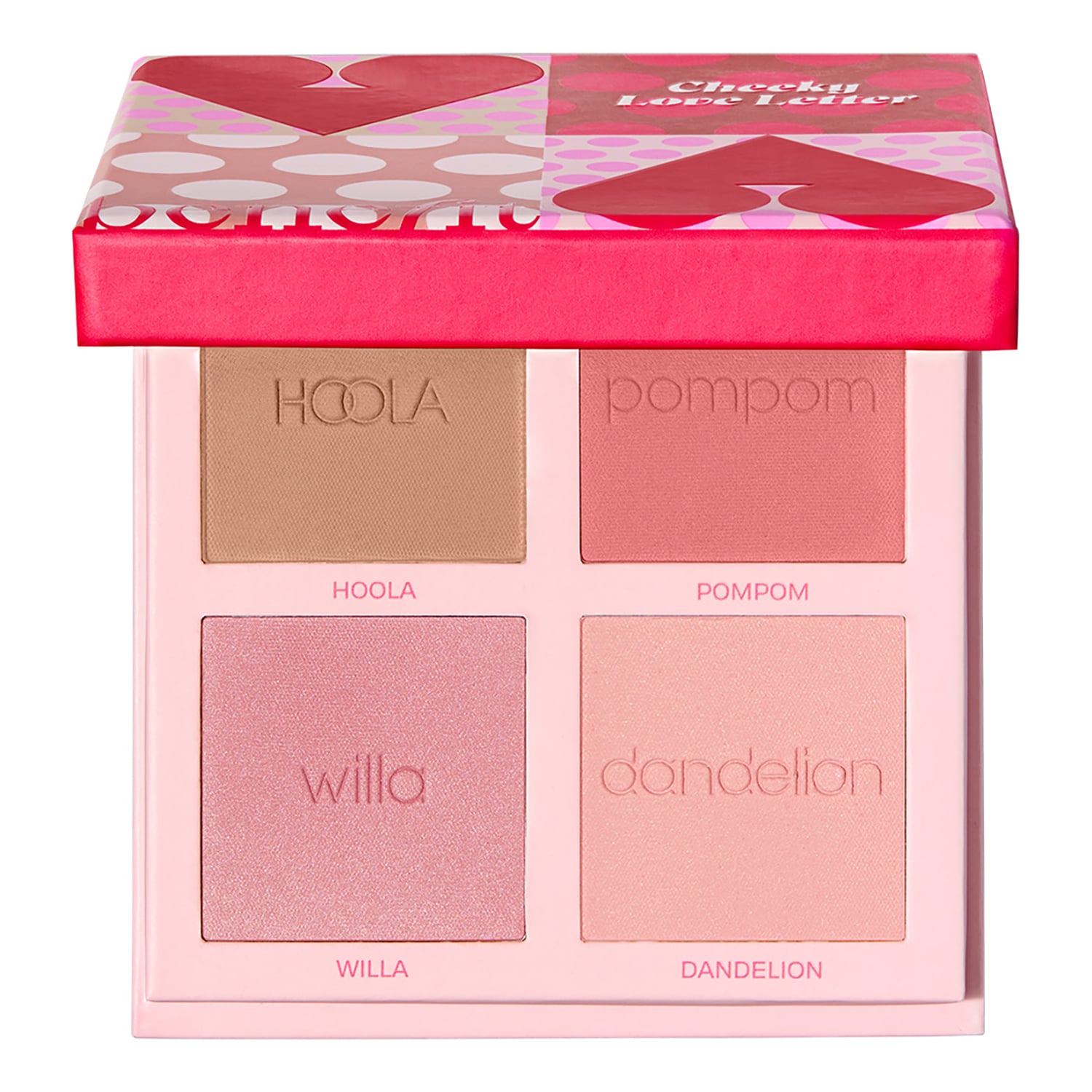 Benefit Cosmetics - Cheeky Love Letter - Paletka Z Różami I Bronzerem W Wersji Mini - Cheeky Love Letter 2025 Limited Edition - Dla Kobiet